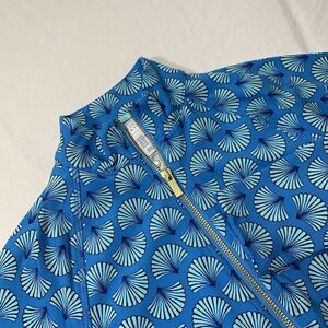 SIGRID OLSEN Women's GOLF TENNIS FULL‎ ZIP JACKET  Size XS UPF 50 Teal Shell NWT